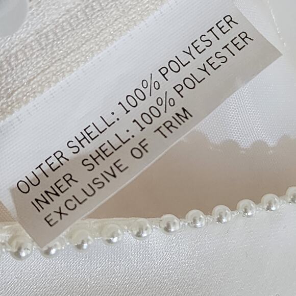 Girls White Flower Girl Wedding Dress - Picture 4 of 4